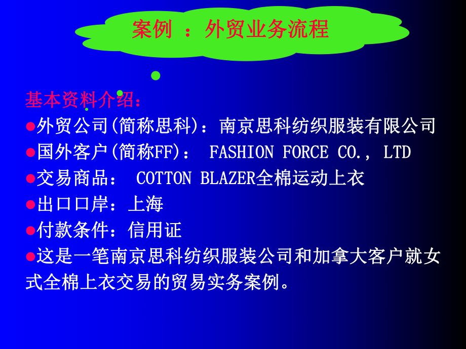 最新外贸单证履行流程实例分析国际商务专业PPT课件.ppt_第2页