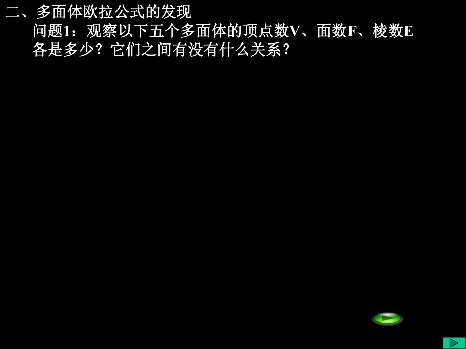 最新多面体欧拉定理的发现goodPPT课件.ppt_第2页