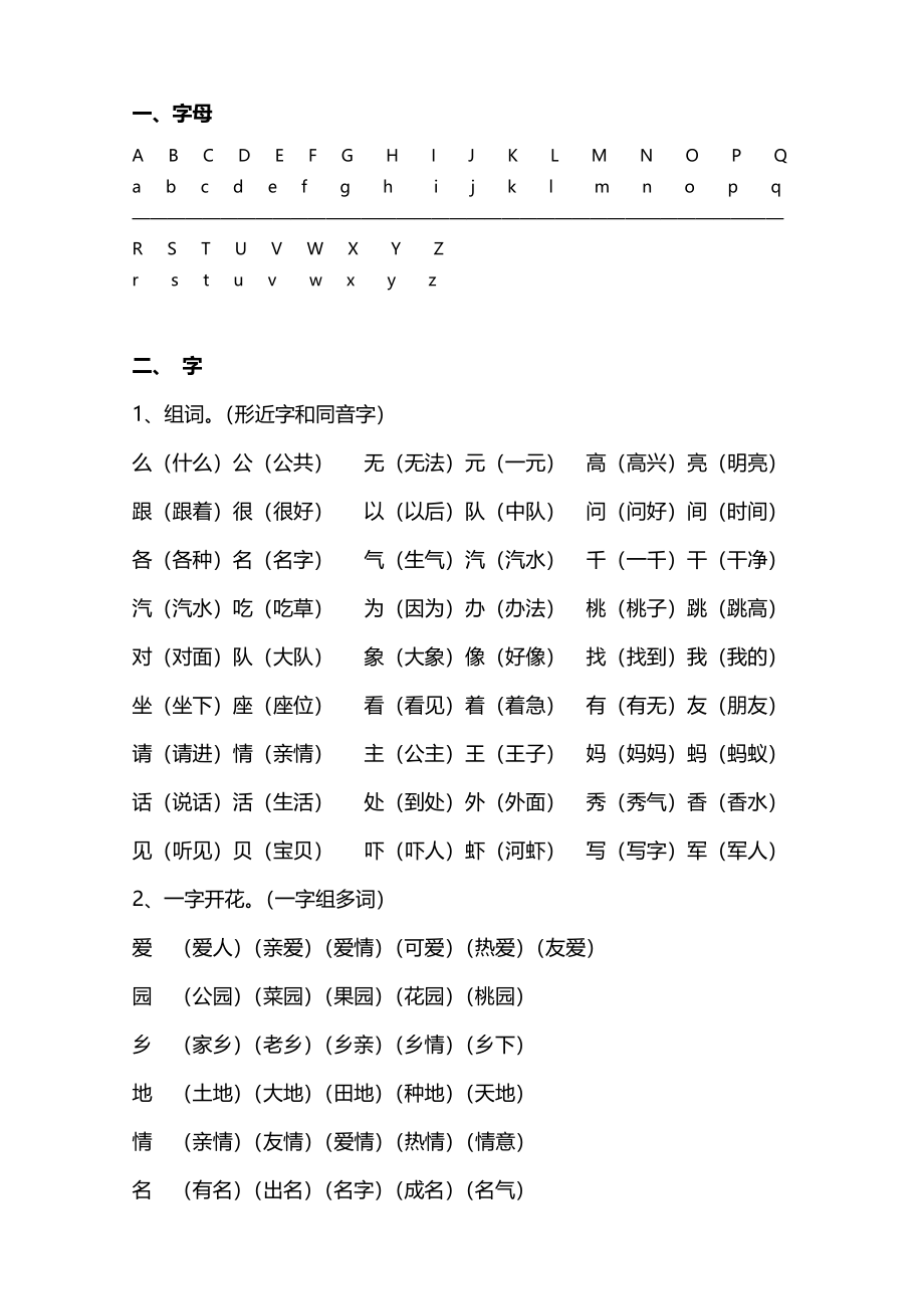 一年级下册语文知识点汇总.pdf_第1页