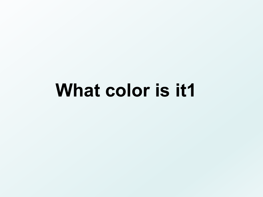 What color is it1.ppt_第1页