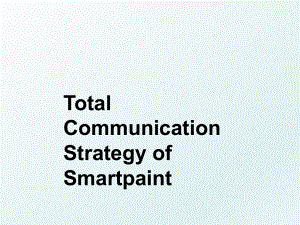 Total Communication Strategy of Smartpaint.ppt