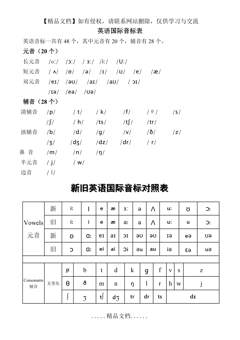 英语国际音标及新旧变化.doc_第2页