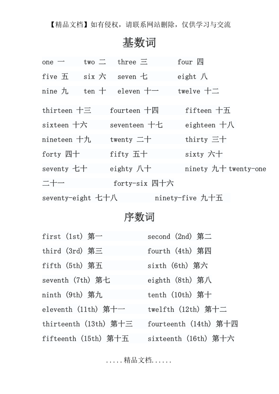 英语中基数词和序数词、月份和星期.doc_第2页