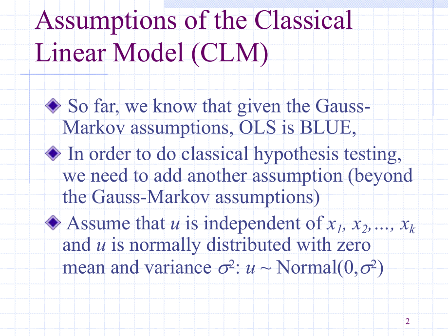 最新多元线性回归模型：假设检验精品课件.ppt_第2页