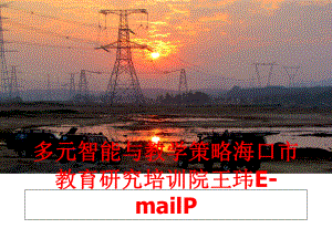 最新多元智能与教学策略海口市教育研究培训院王玮E-mailPPPT课件.ppt