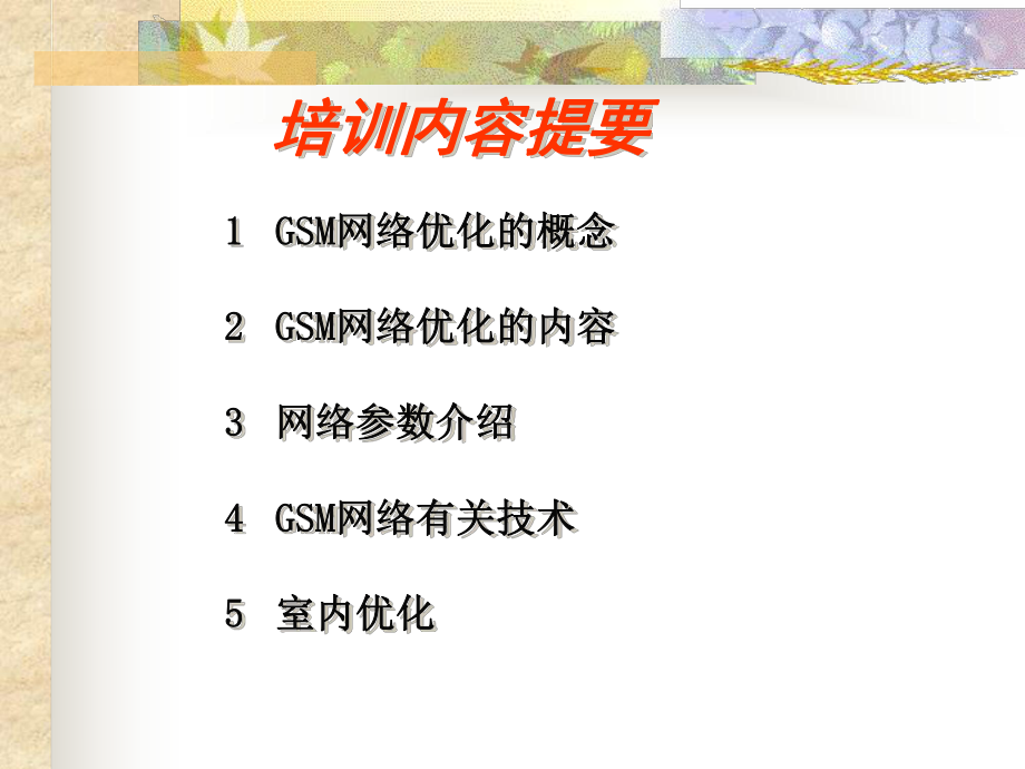 网络优化基础知识培训ppt课件.ppt_第2页