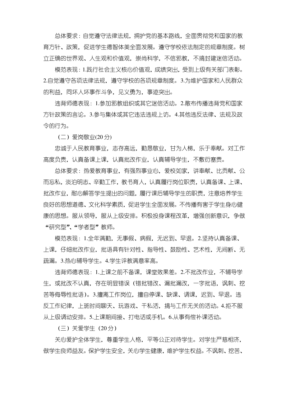 教师师德师风考核评价方案.pdf_第2页