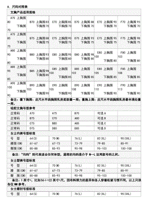 尺码对照表.pdf