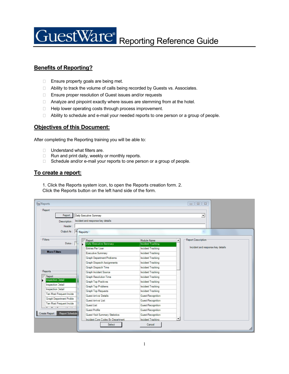 国际联号酒店前厅客房营销礼宾财务运营管理资料 Formatted GW4 Reporting Training Reference Guide.doc_第2页