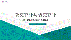 杂交育种和诱变育种课件--高一下学期生物人教版必修2.pptx