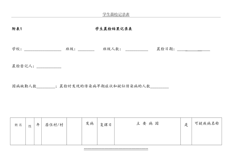 学生晨检记录表[1].doc_第2页