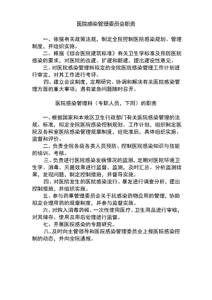 医院感染管理委员会职责.pdf