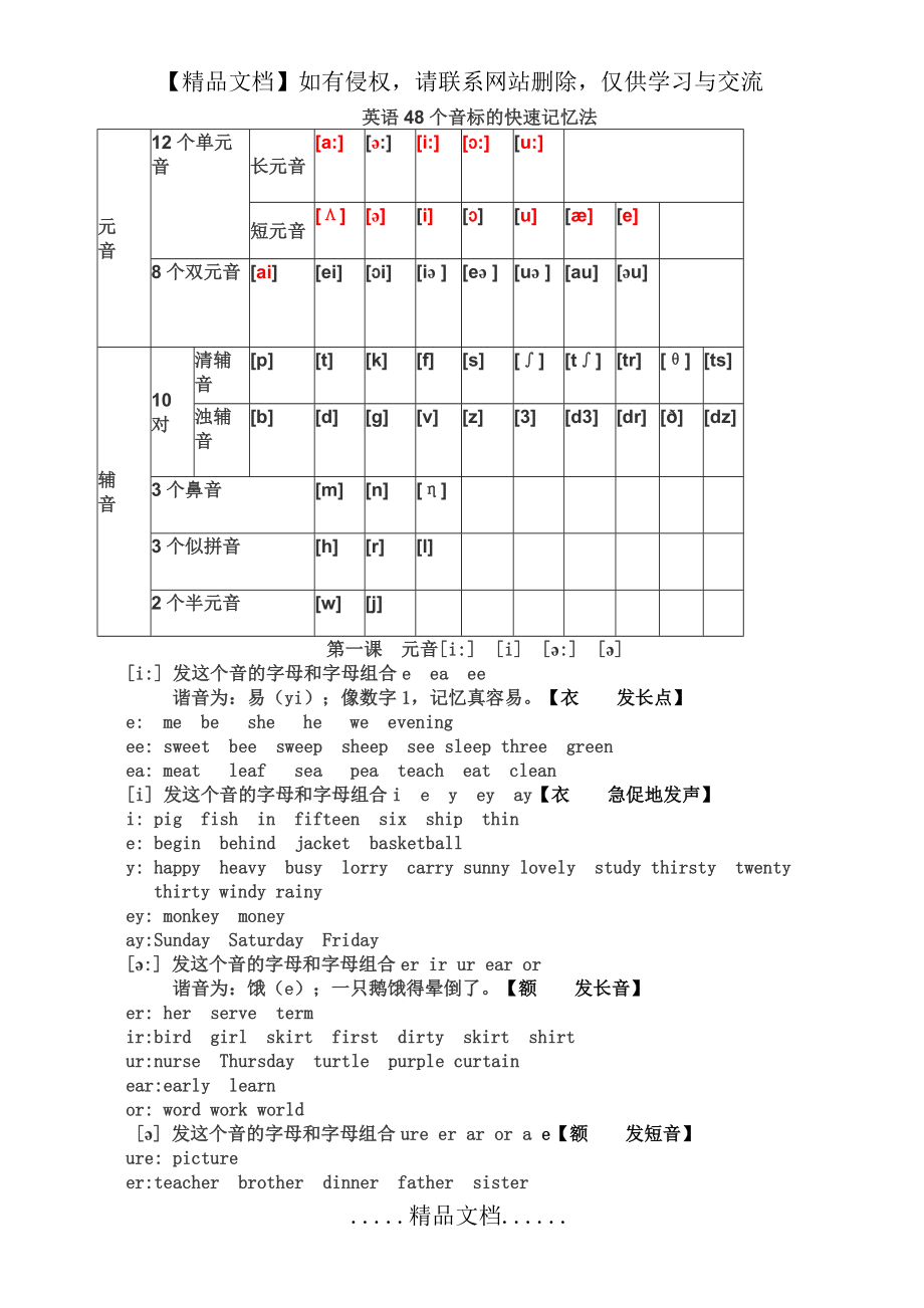 趣味记忆48个音标,超有趣.doc_第2页