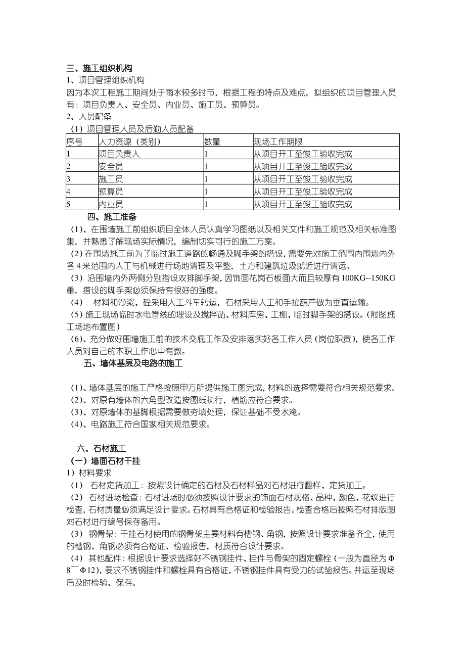 景观围墙施工方案1.pdf_第2页