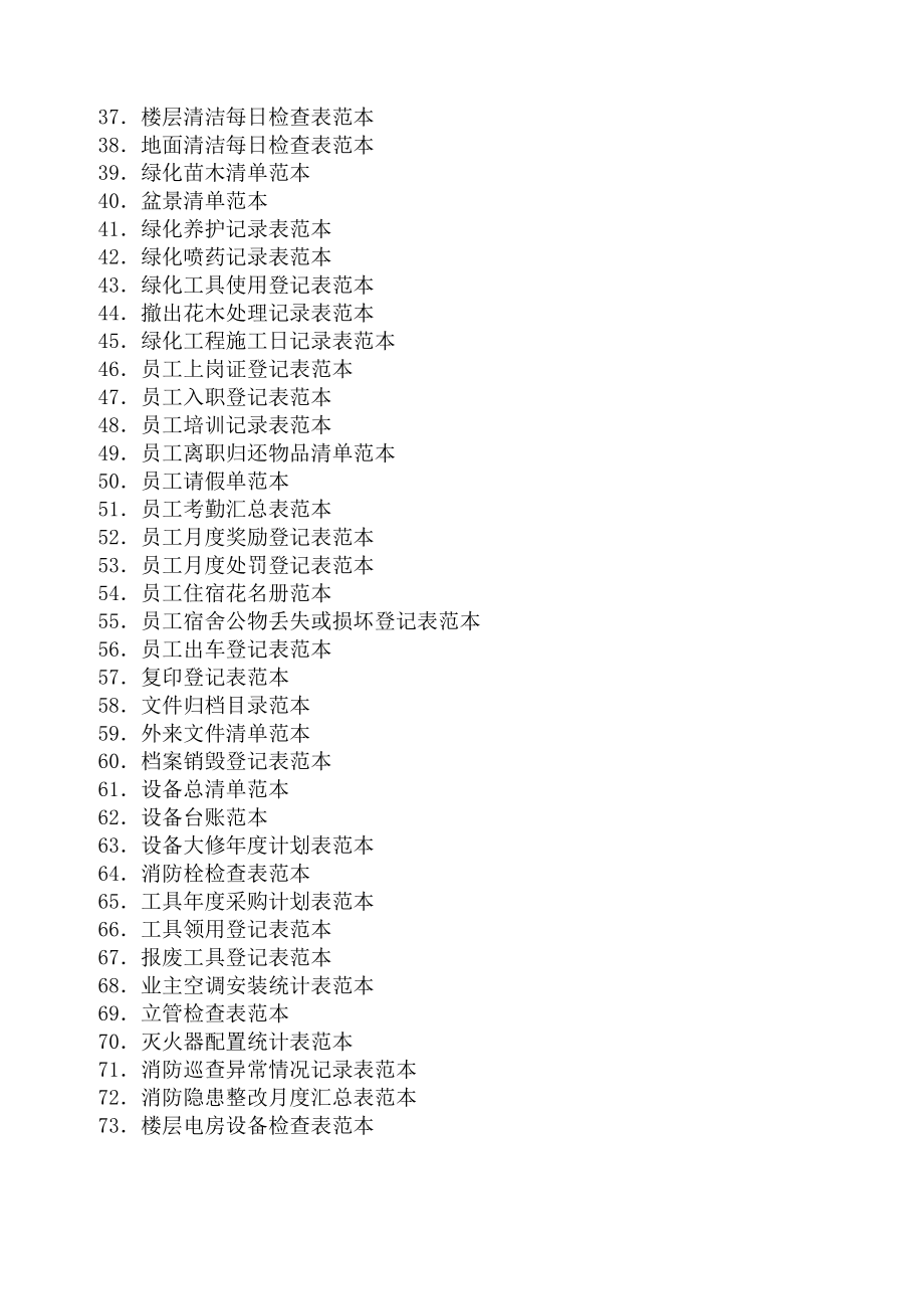 住宅小区物业管理常用表格.pdf_第2页