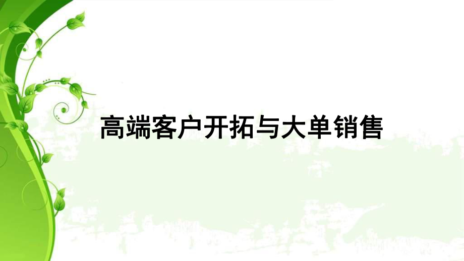 银保高端客户开拓与大单销售ppt课件.ppt_第1页