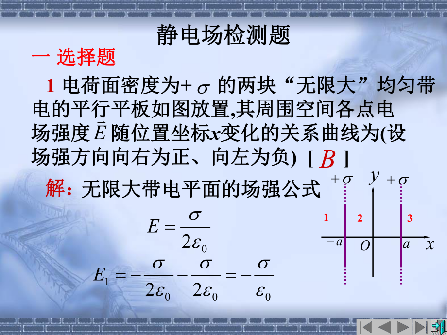 静电场检测题解答ppt课件.ppt_第1页