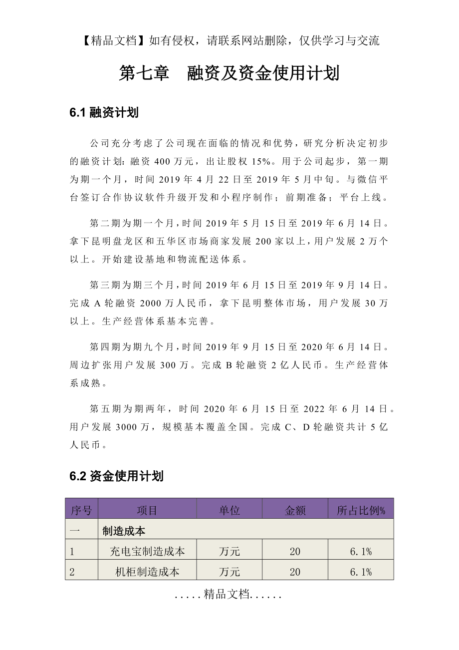 融资及资金使用计划.doc_第2页