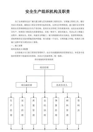 施工单位安全管理组织机构及职责.pdf