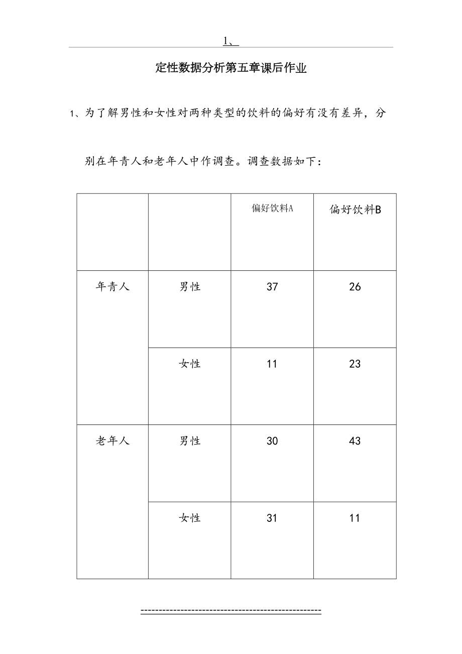 定性数据分析第五章课后答案.doc_第2页