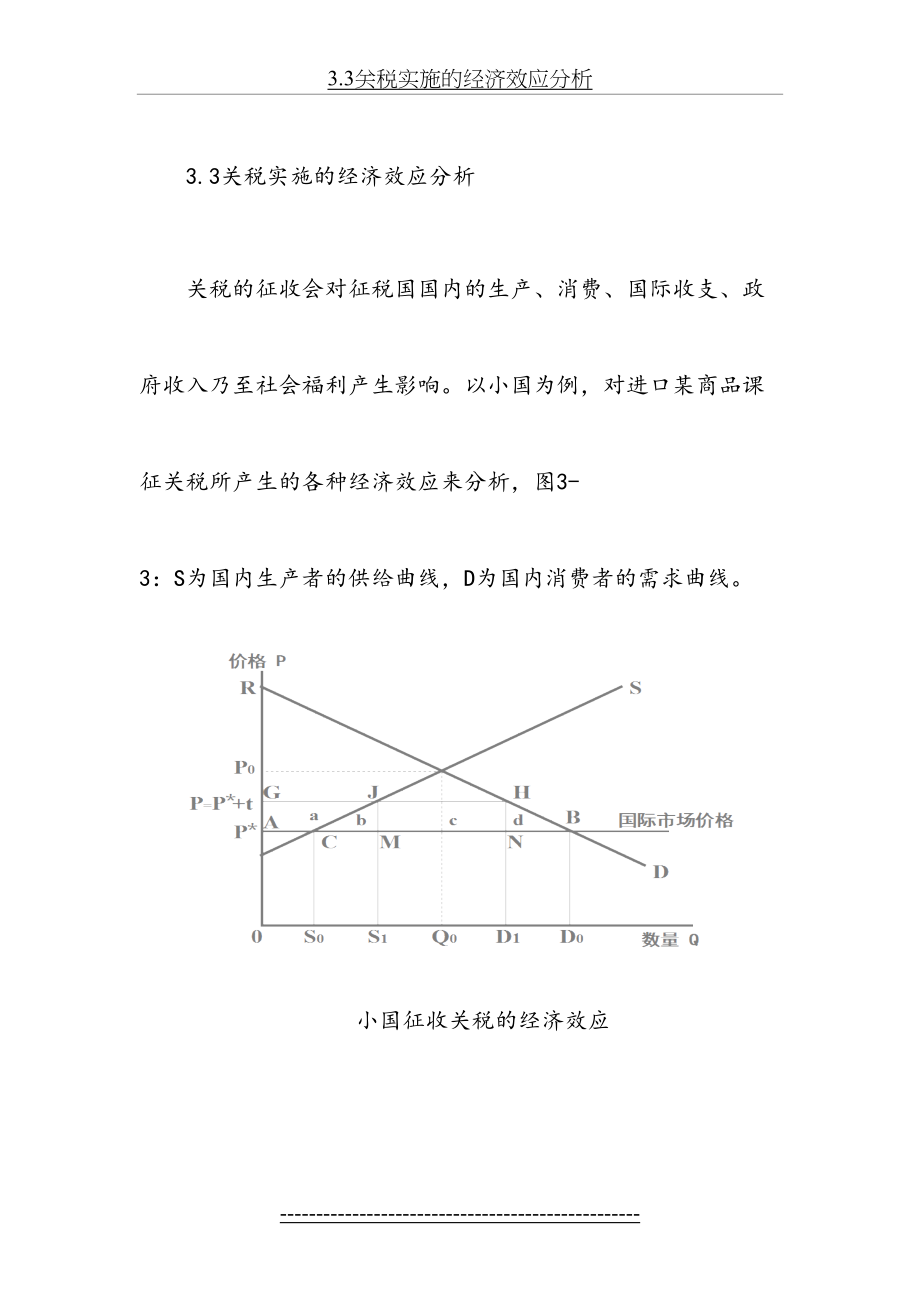 小国征税关税经济效应分析.doc_第2页