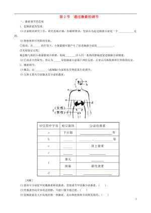 2021_2021高中生物2.2通过激素的调节练习新人教版必修3.doc