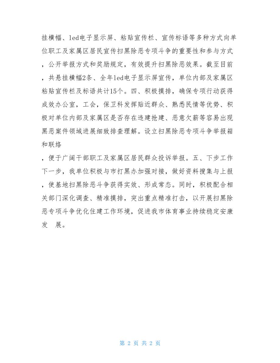 2022年全年扫黑除恶专项斗争工作总结.doc_第2页