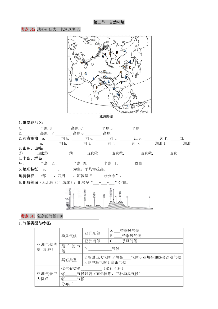 2021年七年级地理下册考点解读第六章我们生活的大洲_亚洲含解析新版新人教版.doc_第2页