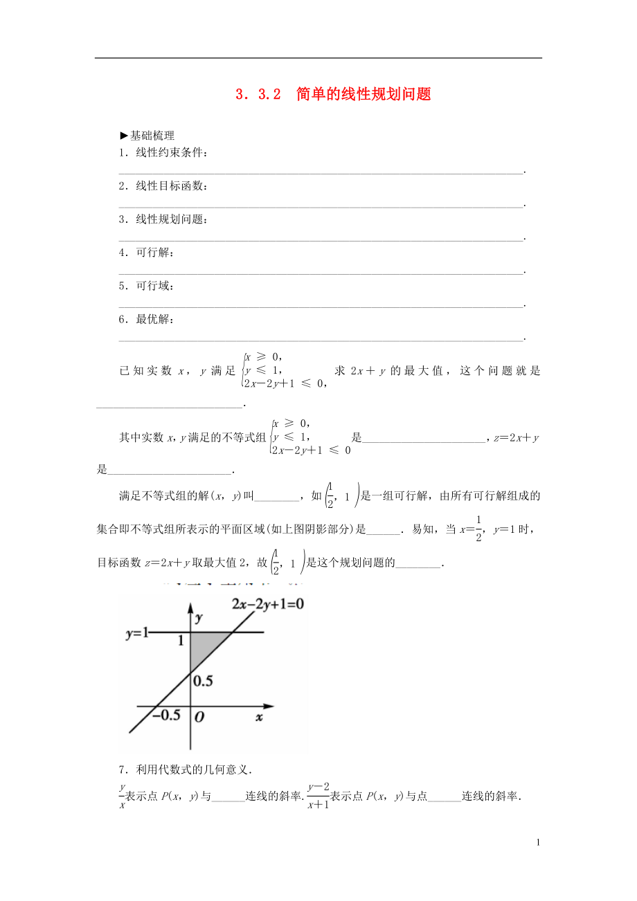 2021_2021学年高中数学3.3.2简单的线性规划问题练习新人教A版必修5.doc_第1页