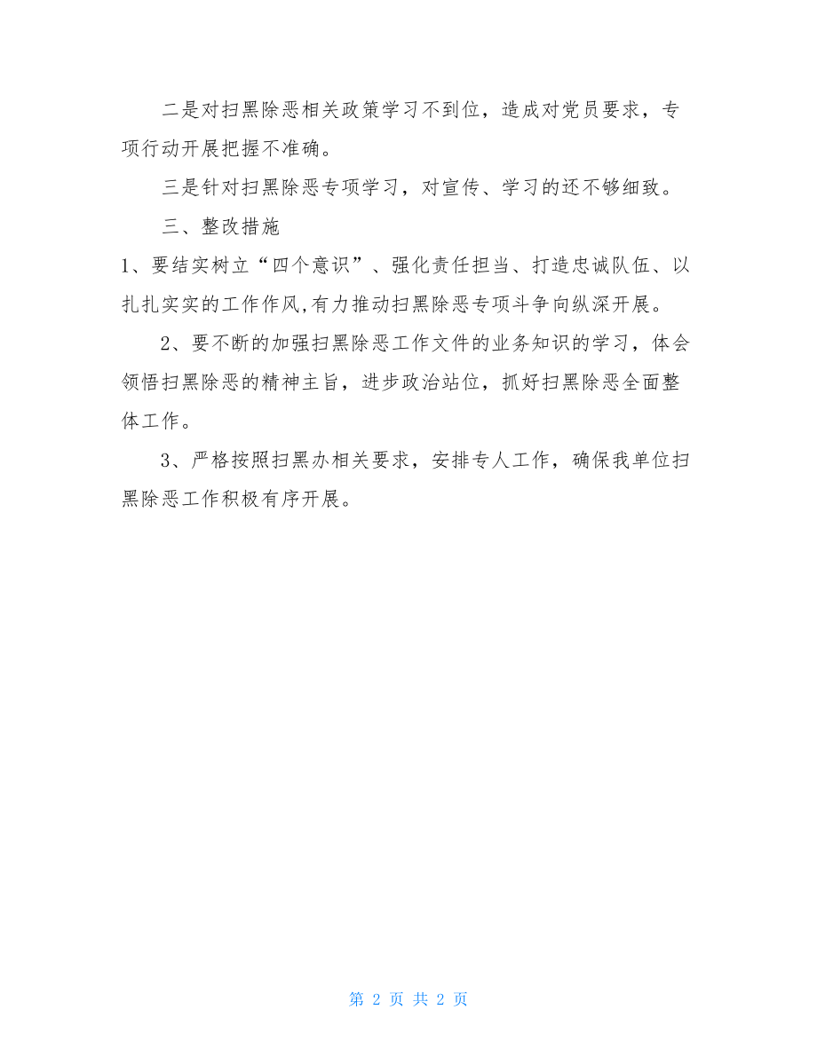 扫黑除恶专项斗争总结.doc_第2页