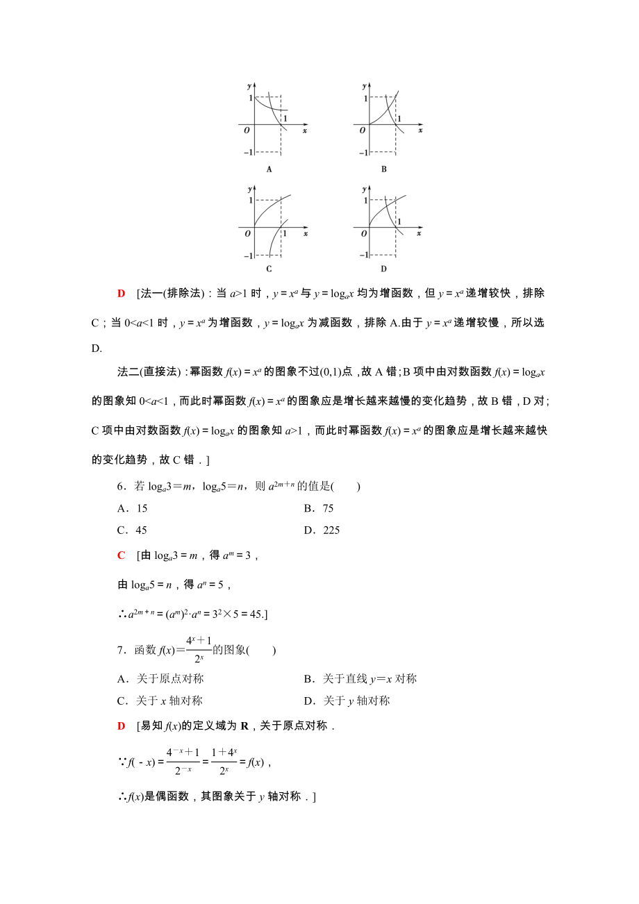 2021_2021学年高中数学第二章基本初等函数Ⅰ章末综合测评含解析新人教A版必修.doc_第2页