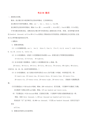 2021年中考英语考点专项训练06数词含解析.doc