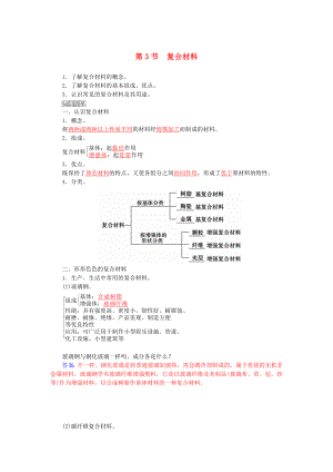 2021_2021学年高中化学第四章第3节复合材料练习鲁科版必修1.doc