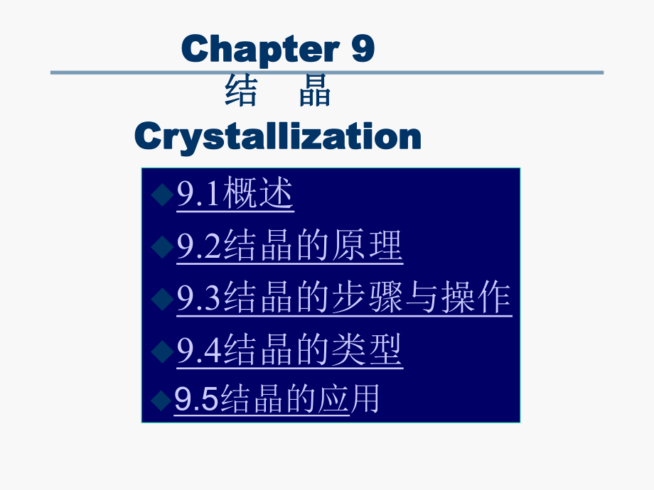 生物工程下游技术--结晶ppt课件.ppt_第1页