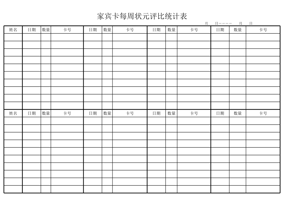 会员政策手册公司卡享受优惠方案制度表格前台手册 如家连锁酒店 家宾卡（会员）各类表格及制度P8 - 副本.xls_第1页