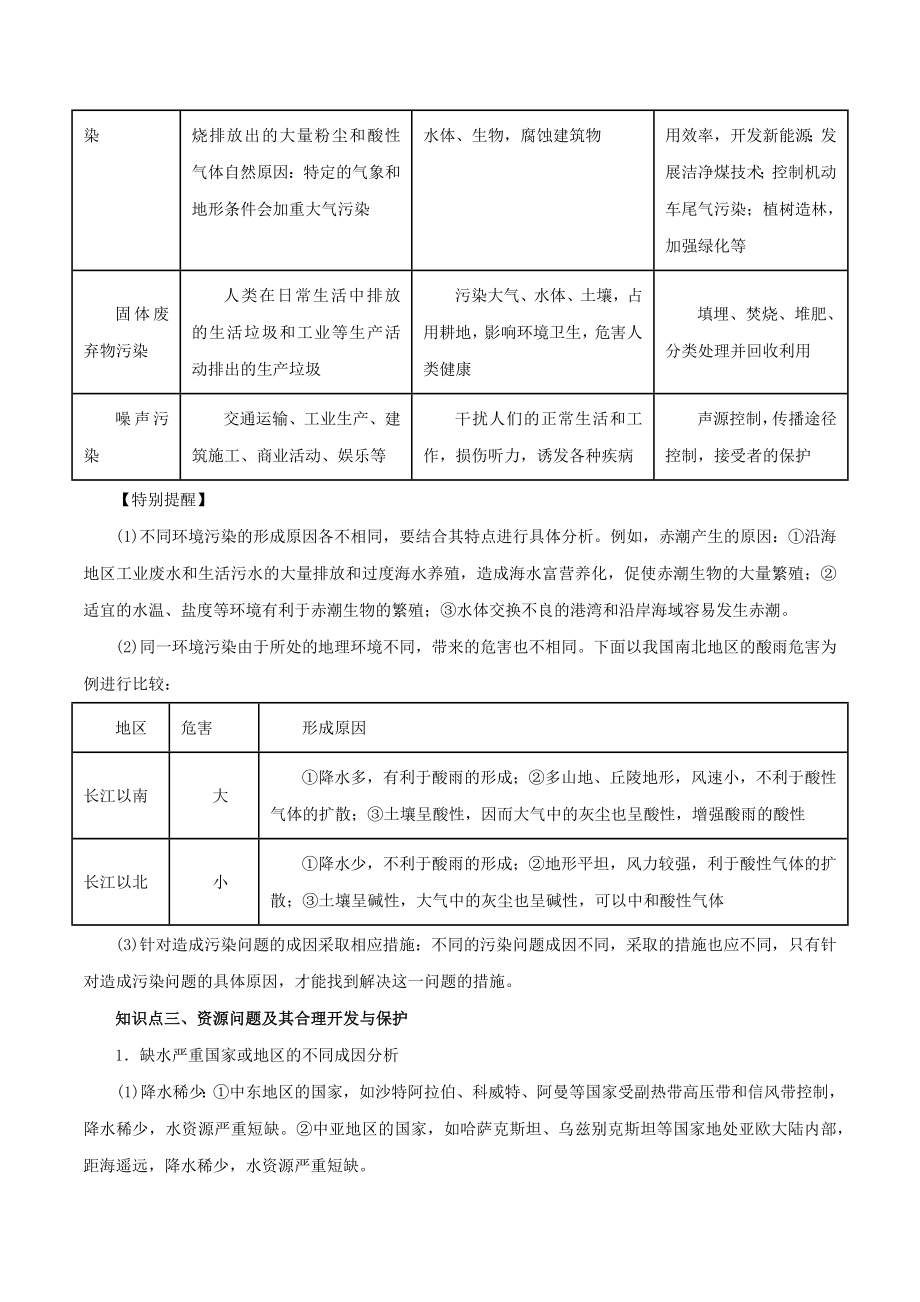 2021年高考地理二轮复习环境保护考点专项训练含解析.docx_第2页