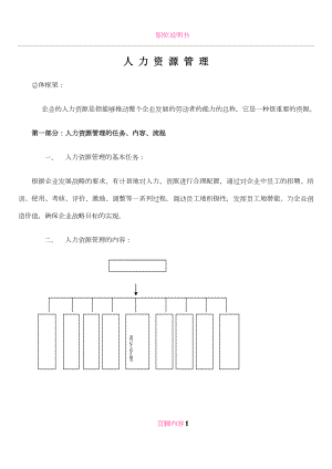 IT人力资源管理手册.doc