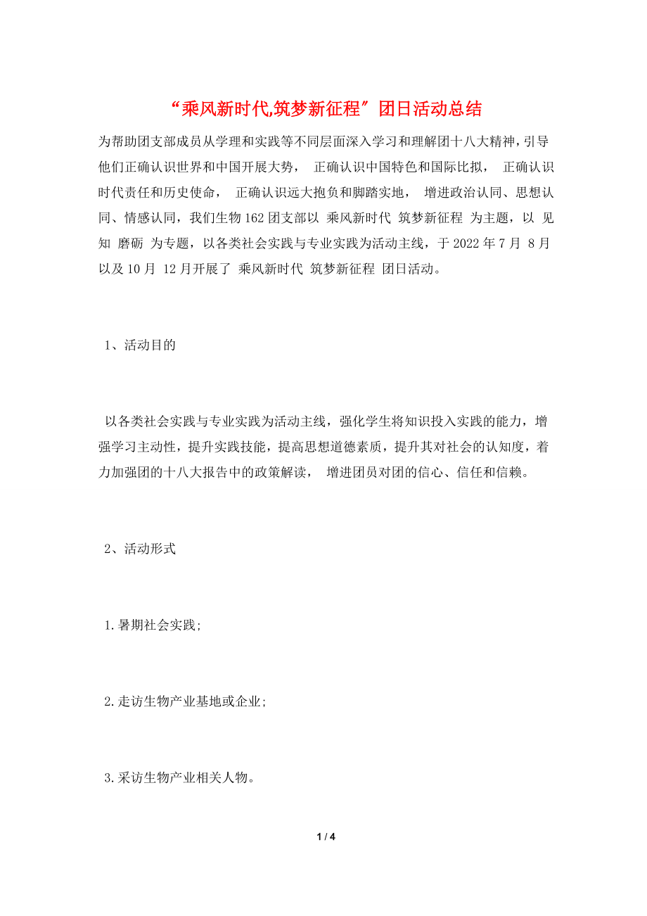 “乘风新时代-筑梦新征程”团日活动总结.doc_第1页