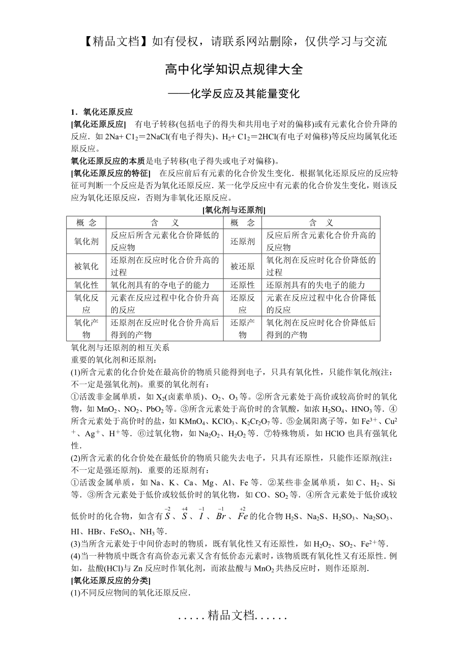 高中化学知识点规律大全(18章).doc_第2页