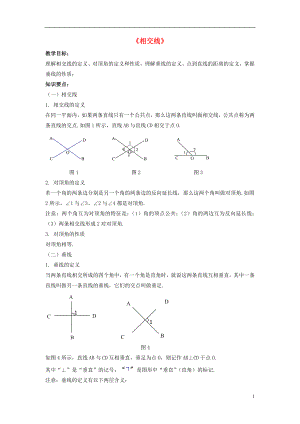 2021春七年级数学下册 10.1《相交线》教案2 （新版）沪科版.doc