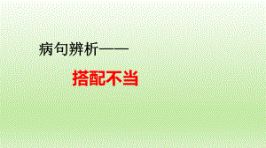 中考语文复习备考：病句辨析之搭配不当（共25张PPT）.pptx