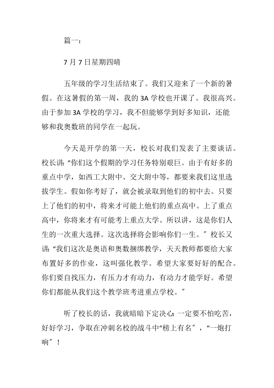 【热门】暑假周记范文集锦4篇.docx_第2页