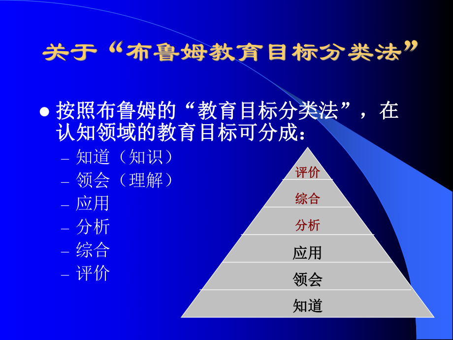 布鲁姆教育目标分类法.ppt_第2页