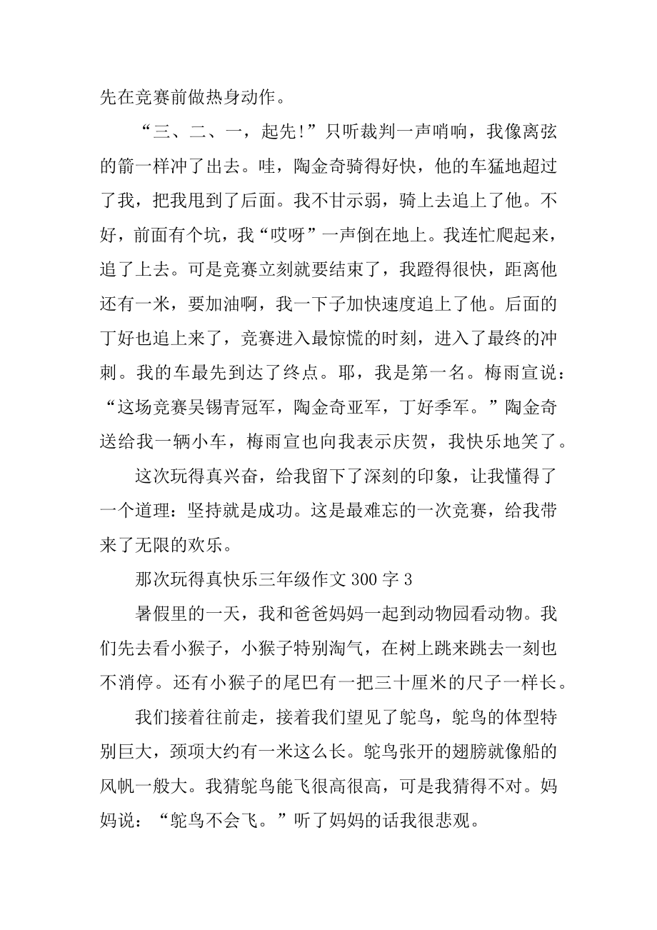 那次玩得真开心三年级作文300字例文.docx_第2页