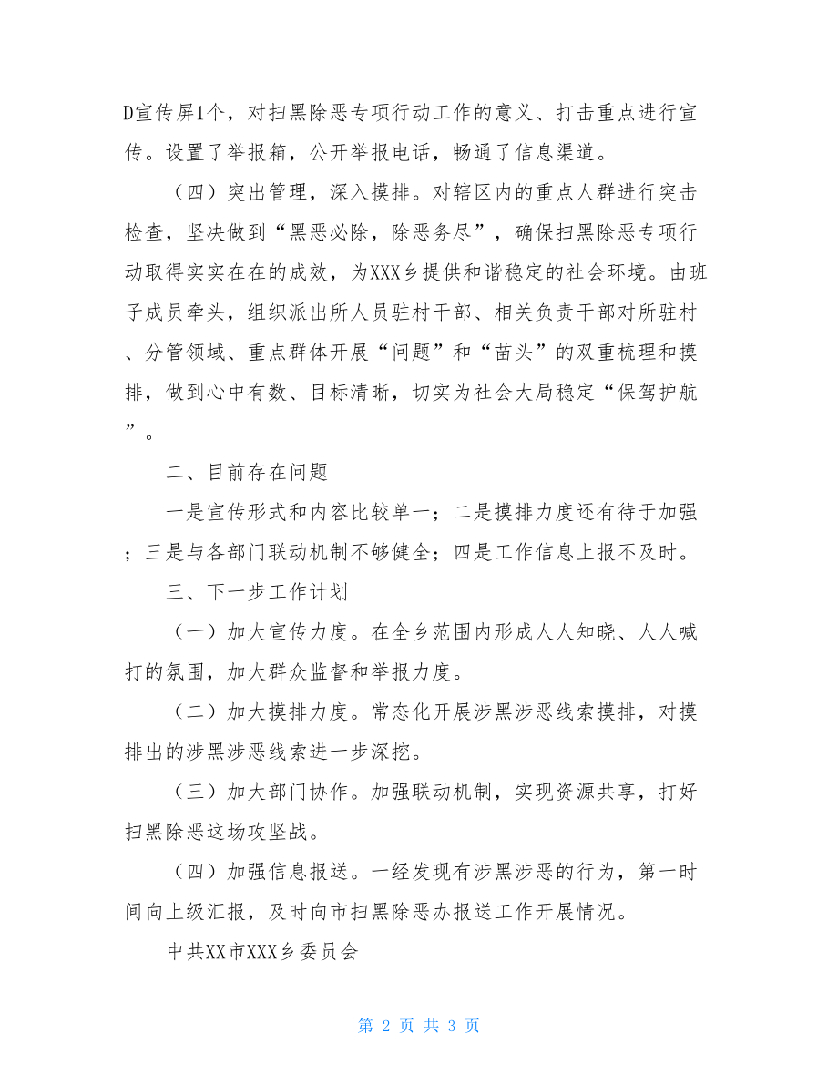 2021年扫黑除恶专项斗争工作总结.doc_第2页