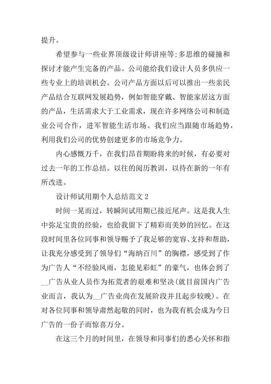 设计师试用期个人总结范文例文.docx_第2页