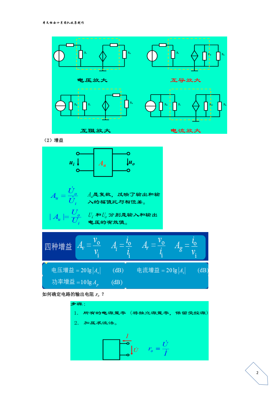 模电总结复习资料_模拟电子技术基础(第五版).doc_第2页