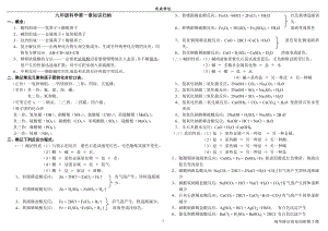 九年级科学第一章知识点归纳.doc