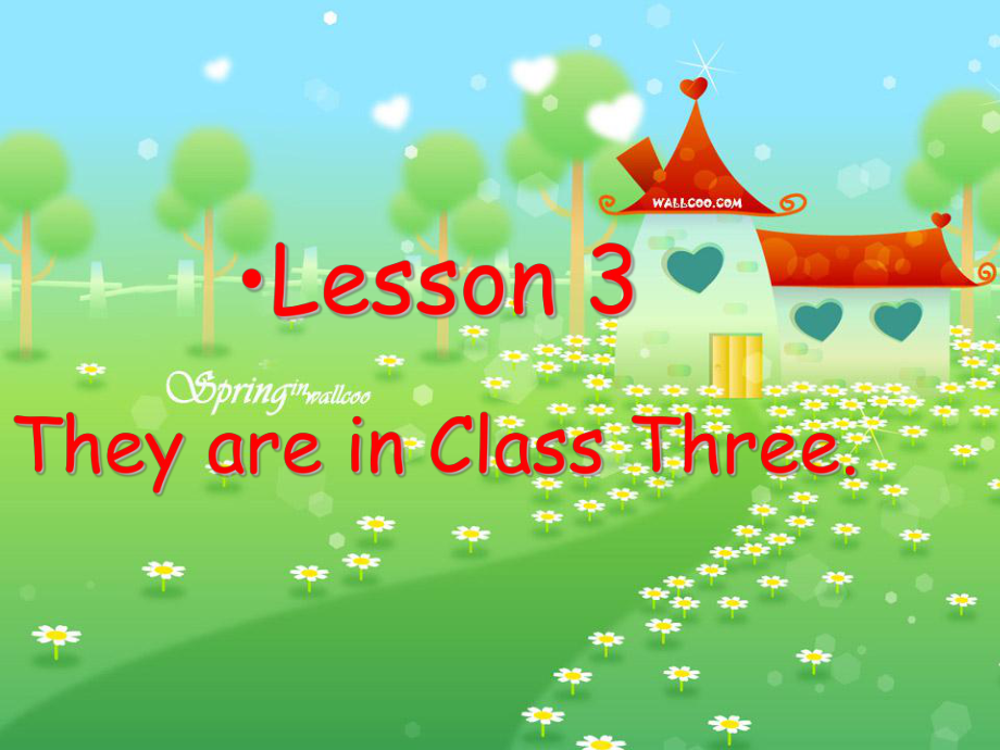 科普版英语四下Lesson 3《They are in Class Three》ppt课件1.ppt_第1页