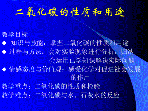 二氧化碳的性质和用途课件.ppt